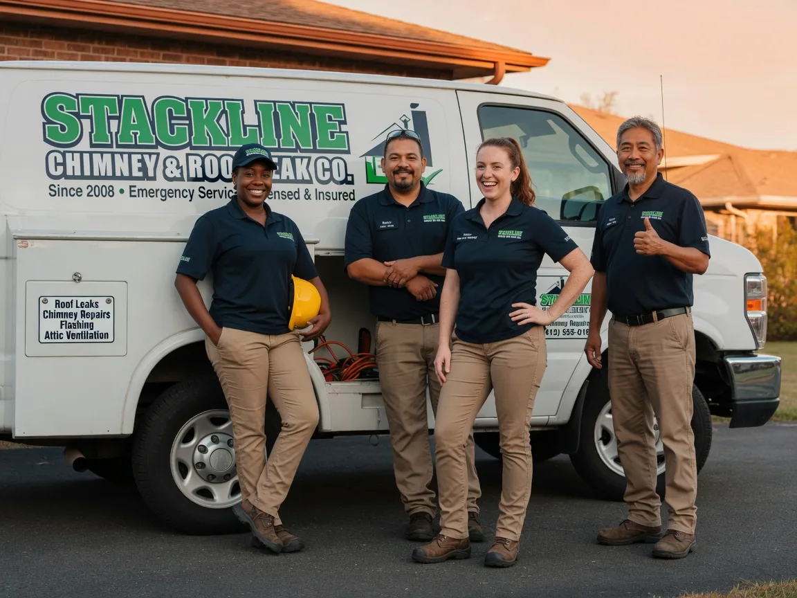 Chimney flashing repair company in Byers, KS